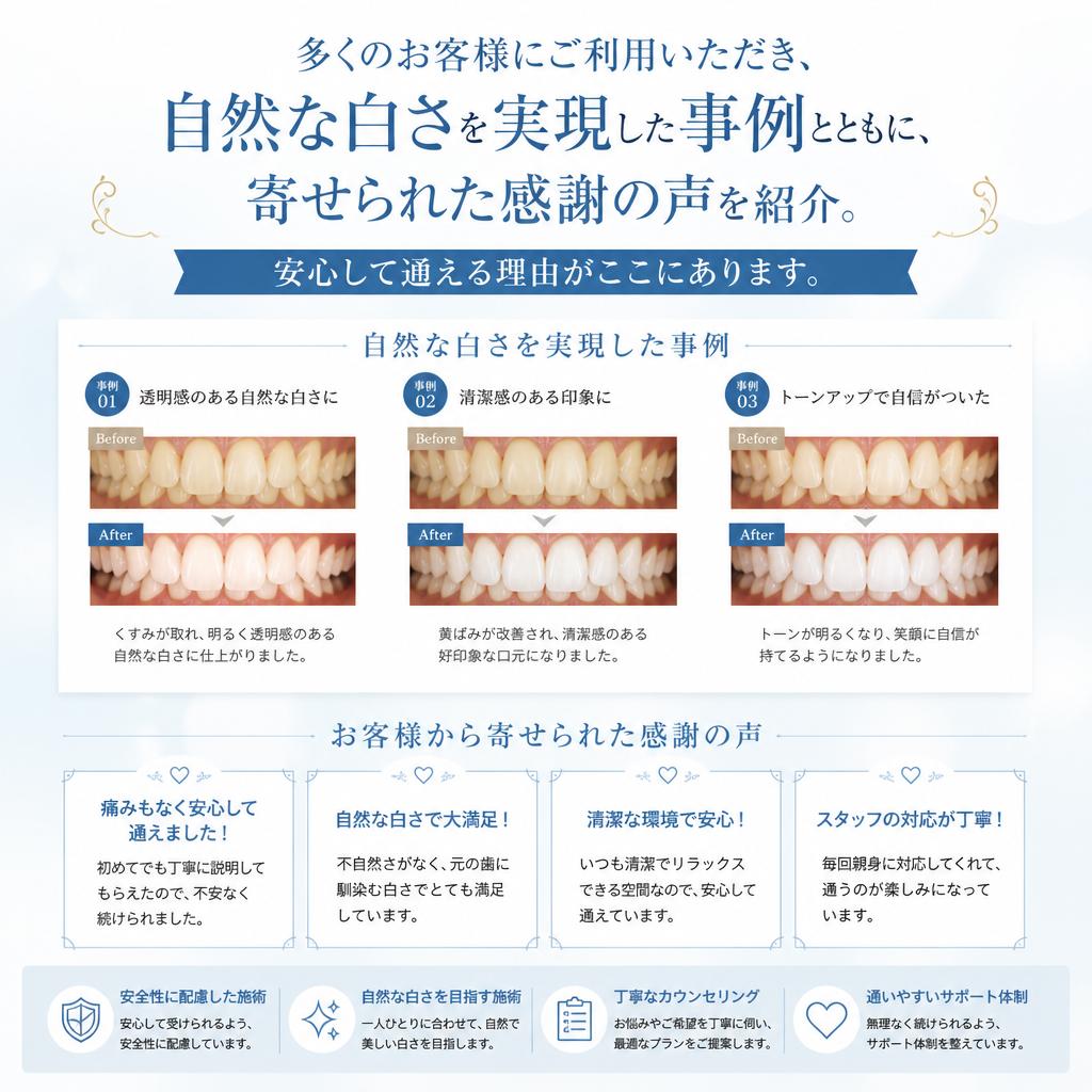 これまでの実績とお客様の声