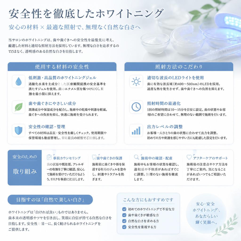 製品の安全性と効果